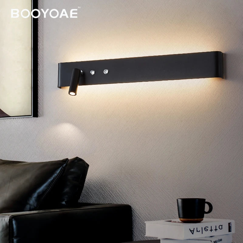 Modern LED Wall Lamp with Switch – Adjustable Sconce for Bedroom, Living Room & Hallway