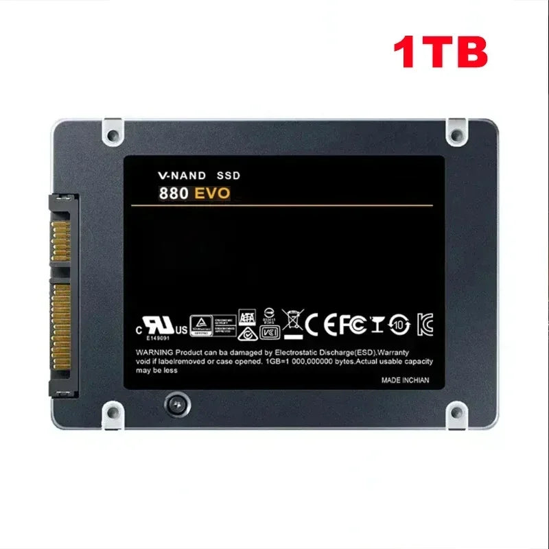 880 EVO 2.5" SATA III SSD — Internal Solid State Drive for Laptop & Desktop
