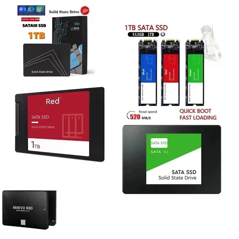 880 EVO 2.5" SATA III SSD — Internal Solid State Drive for Laptop & Desktop