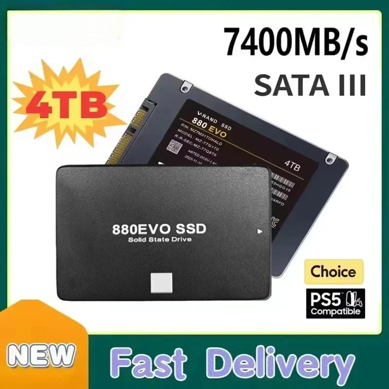 880 EVO 2.5" SATA III SSD — Internal Solid State Drive for Laptop & Desktop