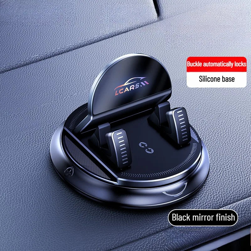Universal Car Phone Mount – Rotatable Dashboard & Suction Cup Stand